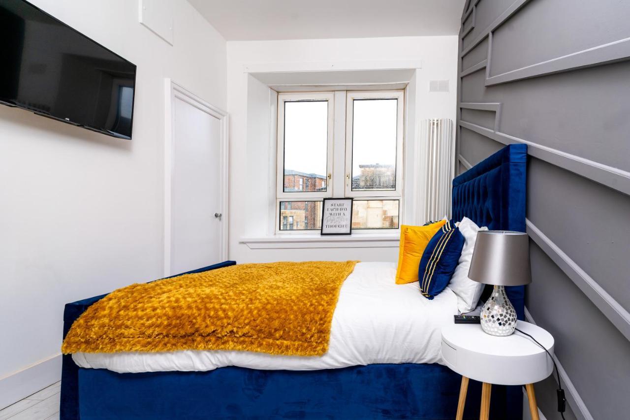 Cheerful 2 Bedroom Homely Apartment, Sleeps 6 Guest Comfy, 3X Double Bed, Parking, Free Wifi, Suitable For Business, Leisure Guest,Glasgow, Glasgow West End, Near City Centre Dış mekan fotoğraf